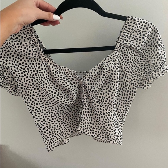 Princess Polly Cropped Button-up Blouse - Picture 2 of 4